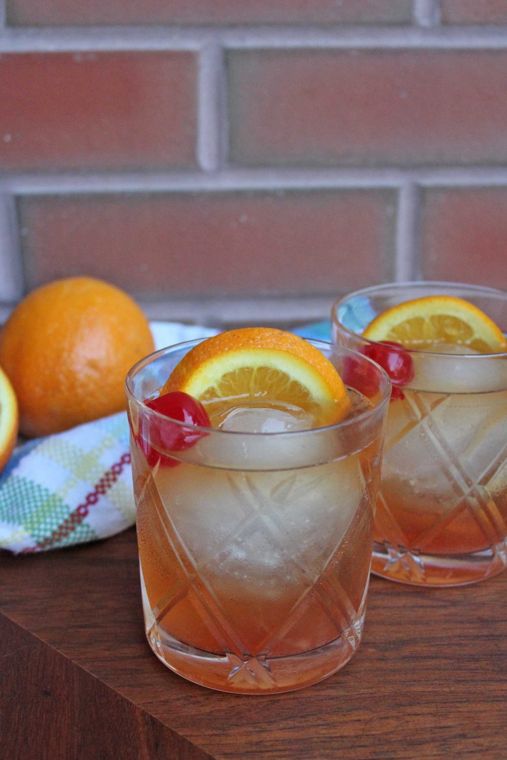Maple Syrup Brandy Old Fashioned