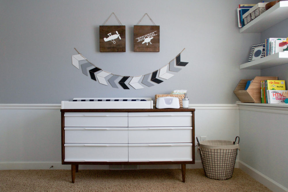 dresser converted to changing table