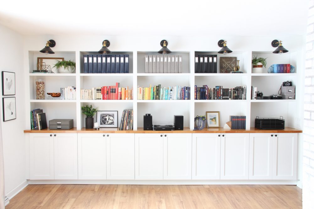 Our Built In Bookshelves Melissa Lynch, Build A Custom Bookcase Wall
